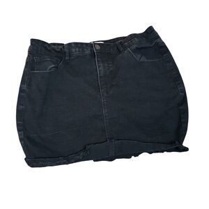 Garage Black Mini Skirt